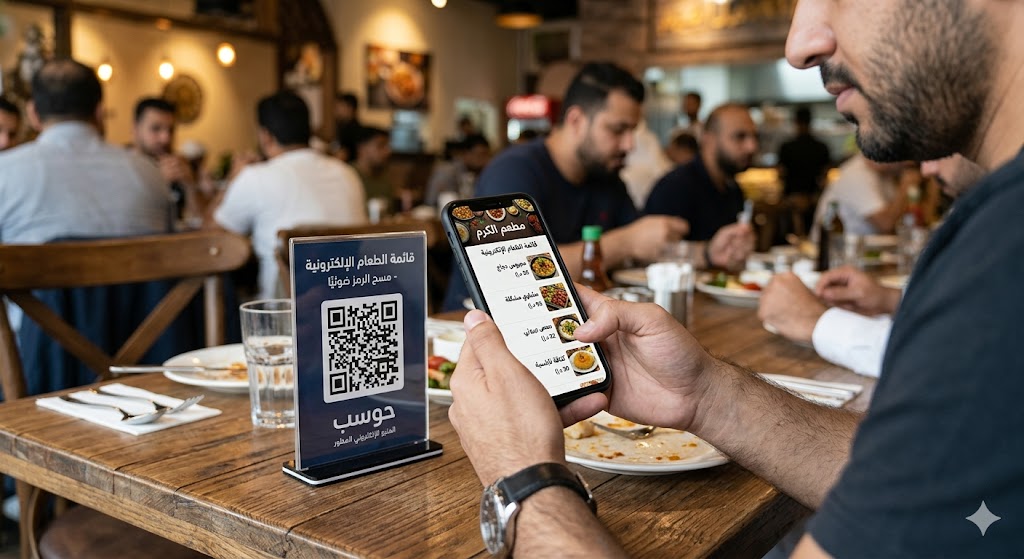 ديجيتال منيو qr-code